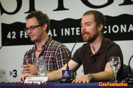 Moon: Duncan Jones y Sam Rockwell
