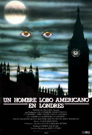 Un hombre lobo americano en Londres